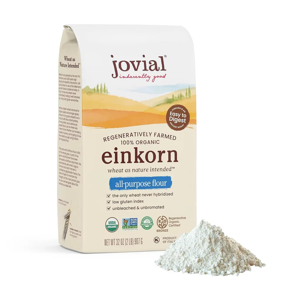 100% organic einkorn flour