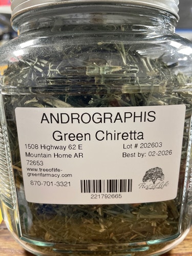 ANDROGRAPHIS Green Chiretta 1 oz
