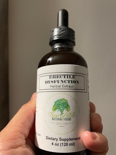 Erictile Dysfunction 4 oz Herbal Extract