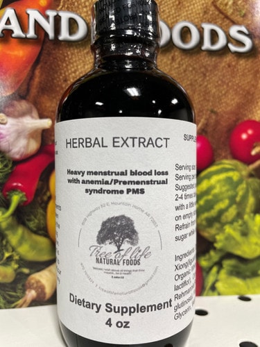 Heavy menstrual blood loss with anemia/Premenstrual syndrome PMS