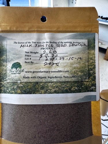 Milk Seed Thistle Powder 2 oz
