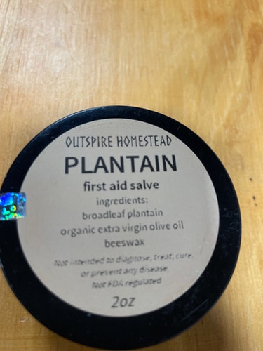 Plantain first aid salve 2 oz