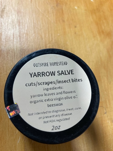 Yarrow Salve cuts/scrapes/insect bites 2 oz